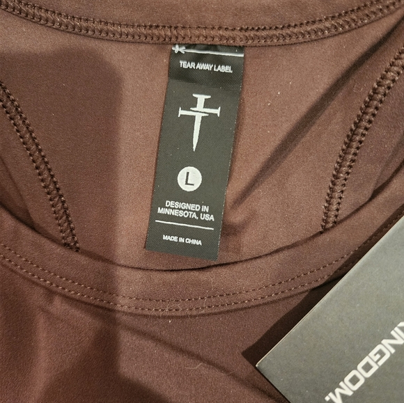 New with Tags Three Nails 3 Nails Women's Nova Tank Chocolate Brown Workout Top - Picture 5 of 7
